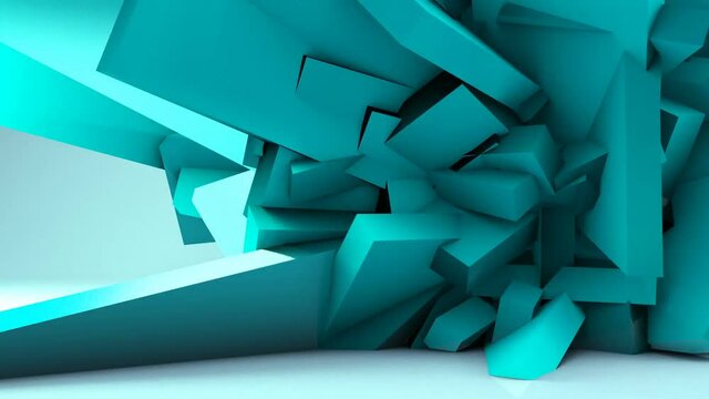 Geometric background, wall deformation