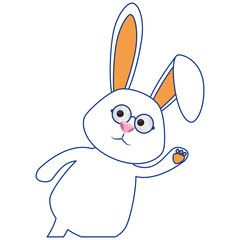 bunny animal nature vector icon illustration graphic design