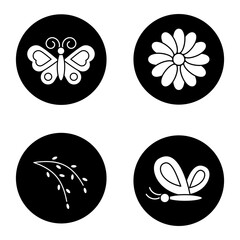 Spring icons set