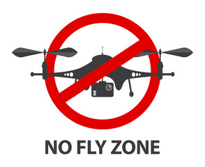 No Fly Zone Icon For Drones
