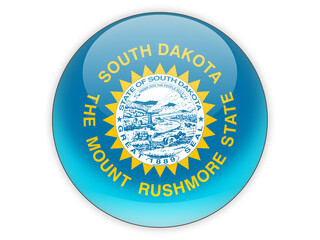 Flag of south dakota, US state icon