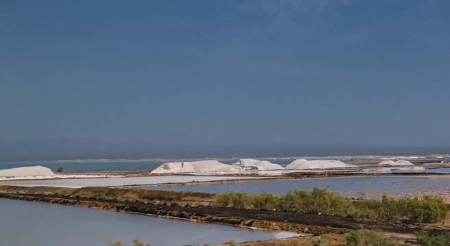 Salt Lake Afrera aka Lake Afdera or Giulietti or Egogi at Danakil Afar, Ethiopia