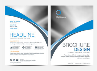 Brochure template flyer background for business design