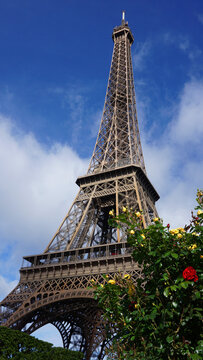 Photo of Eiffel Tower as seen from Champ de Mars, Paris, France