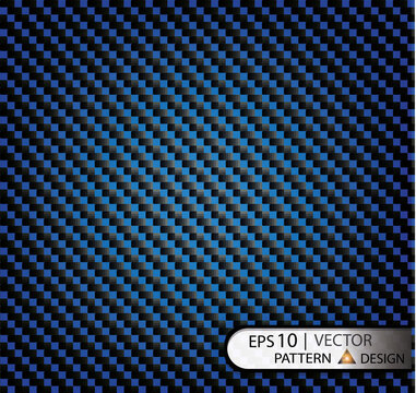 Vector Pattern Seamless Carbon Fiber Blue Under Mask For The Production Of Film With A Texture.