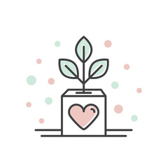 Vector Icon Style Illustration of Nonprofit Organizations and Donation Centre. Business Growth, Fundraising Symbols, Crowdfunding Project Label, Charity Logo, Cooperation, Volunteer, Support