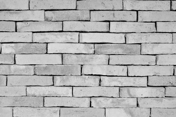 Old White brick tile wall seamless background and texture