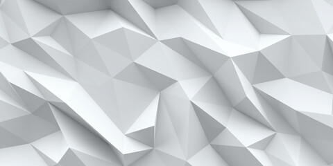 White background. Abstract triangle texture.