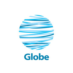 vector logo globe