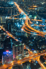 Bangkok City by night, Thailand