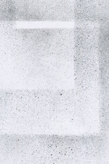 Very hight resolution. Wallpaper with airbrush effect. Black acrylic paint stroke texture on white paper. Scattered mud art. Macro image. Hand made grunge