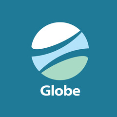 vector logo globe