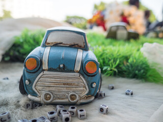 Naklejka premium Mini car