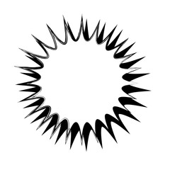 hand draw comic speech bubble graphic design