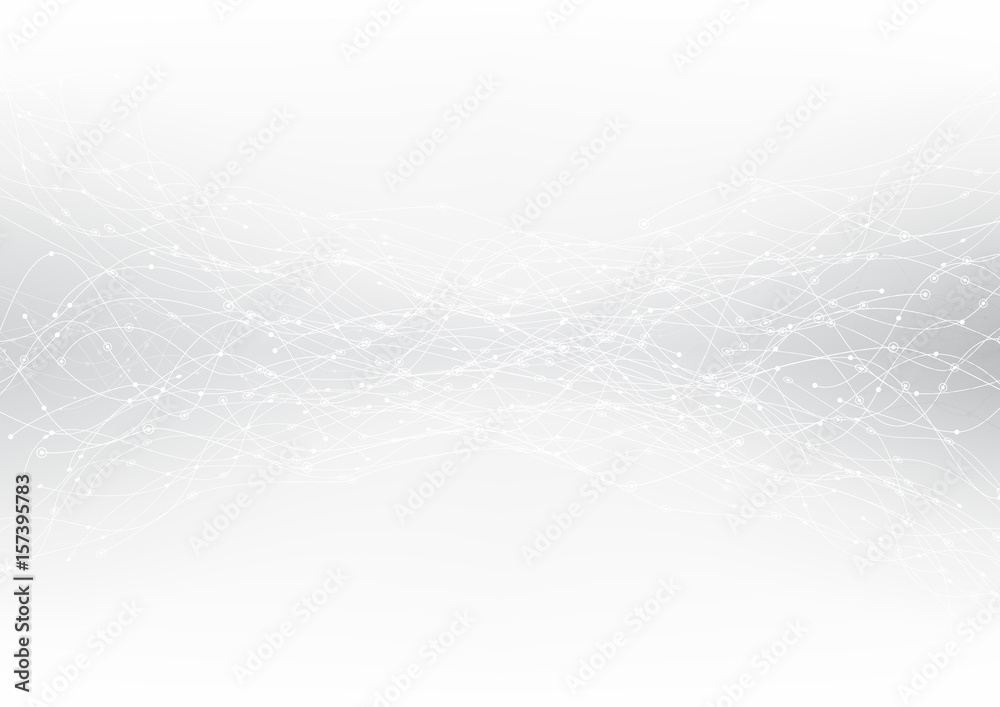 Poster vector background abstract technology communication data science