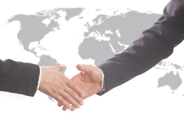 handshake of business people