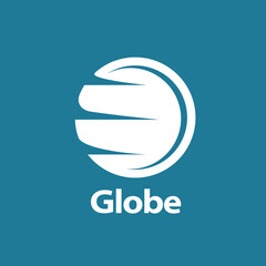 vector logo globe