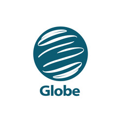 vector logo globe