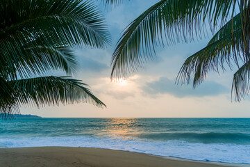Obraz na płótnie Canvas beautiful beach on Samui island in Thailand
