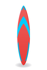 Red surfboard