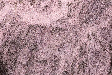 Close up shot of a granite structure