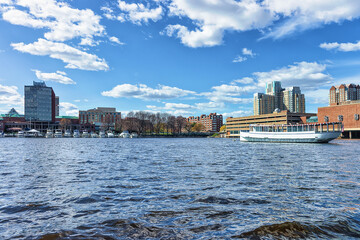 Obraz premium Museum of Science in Science Park Charles River Boston MA