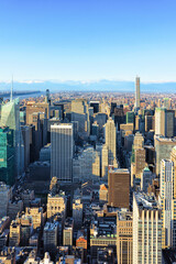 Aerial view on Midtown Manhattan NY