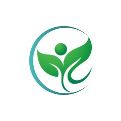 beauty care lotus flower swoosh logo