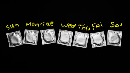 Condoms - Seven days of the week