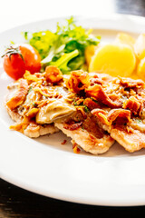 Pork meat steak