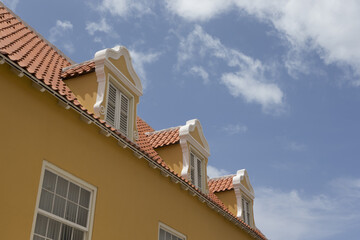 Fototapeta na wymiar Colonial style Curaçao caribic Willemstad