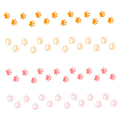 paw prints