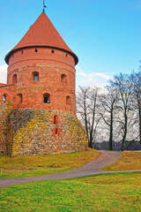 Tower of Trakai island castle museum