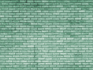 green toned brick wall  repeating pattern