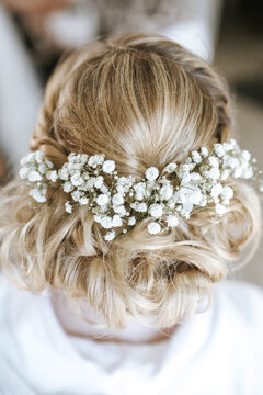 brides hairstyle from behind