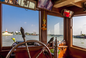 Inside wheel House on the River