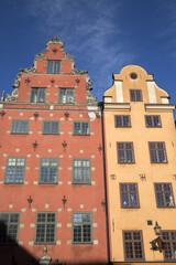 Colorful Building Facade, Stortorget Square, Gamla Stan - City Centre, Stockholm