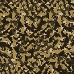 Seamless Green Camouflage Pattern