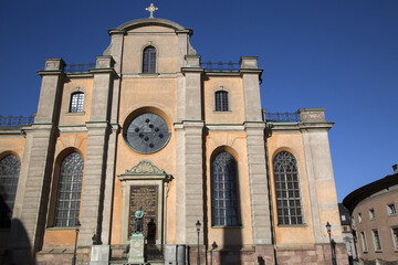 Fototapeta na wymiar Storkyrkan Church, Gamla Stan; Stockholm; Sweden