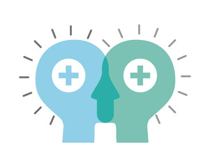 head silhouette mind icon vector illustration design graphic