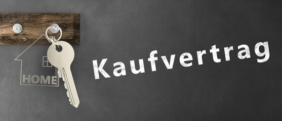Kaufvertrag mit Schlüssel