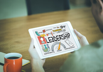 Fototapeta premium BUSINESS FINANCE TEAMWORK COMMUNICATION SUCCESS AND LEADERSHIP CONCEPT