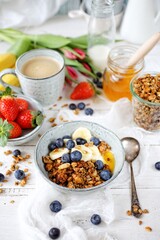 Healthy homemade granola