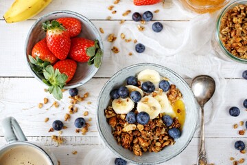 Healthy homemade granola
