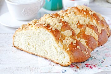 Homemade challah
