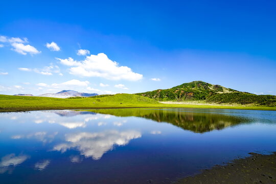 烏帽子岳　阿蘇中岳