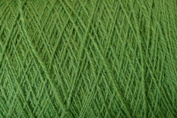 Зелёная текстура из толстых шерстяных ниток