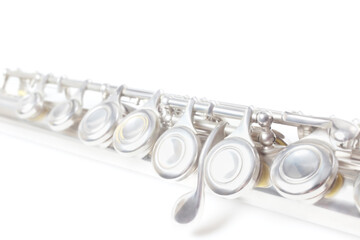 Flute instrument close up
