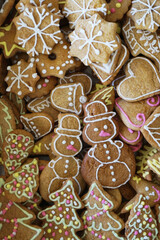 christmas tradition gingerbread background