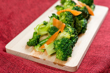 Handmade cauliflower vegetables on table